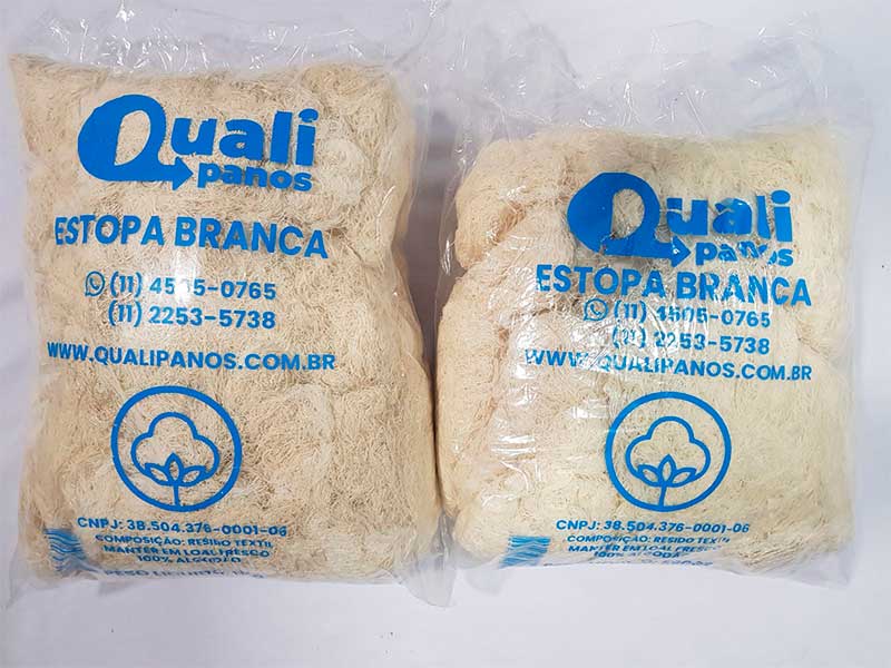 Estopas brancas Qualipanos